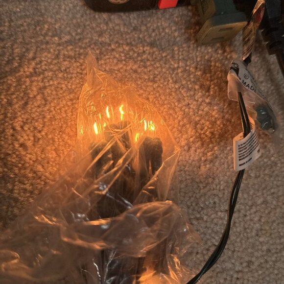 Vintage Trout Fish Blow Molds String Lights Indoor Man Cave Holiday 12" 1997 - Picture 14 of 16